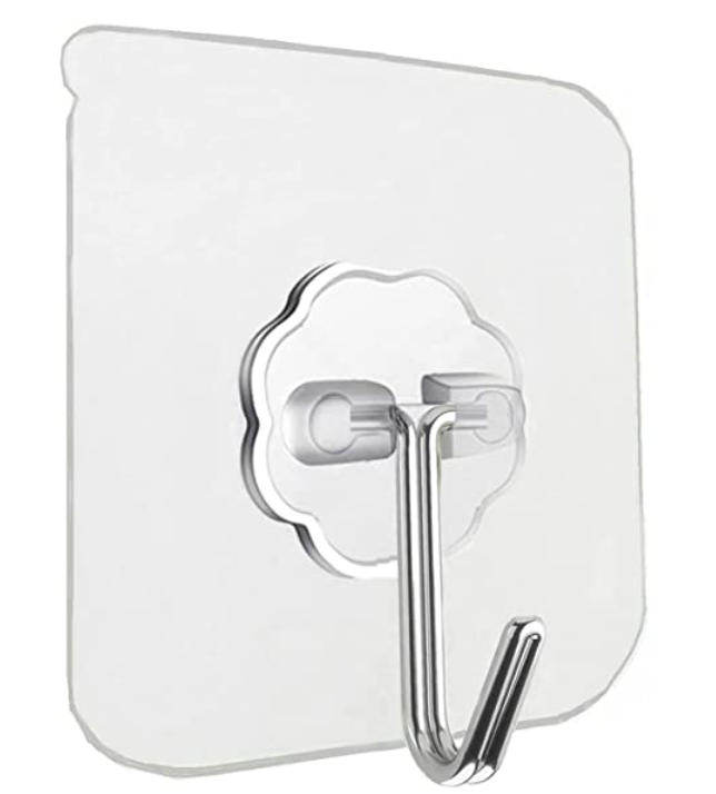 Adhesive wall discount hooks heavy duty