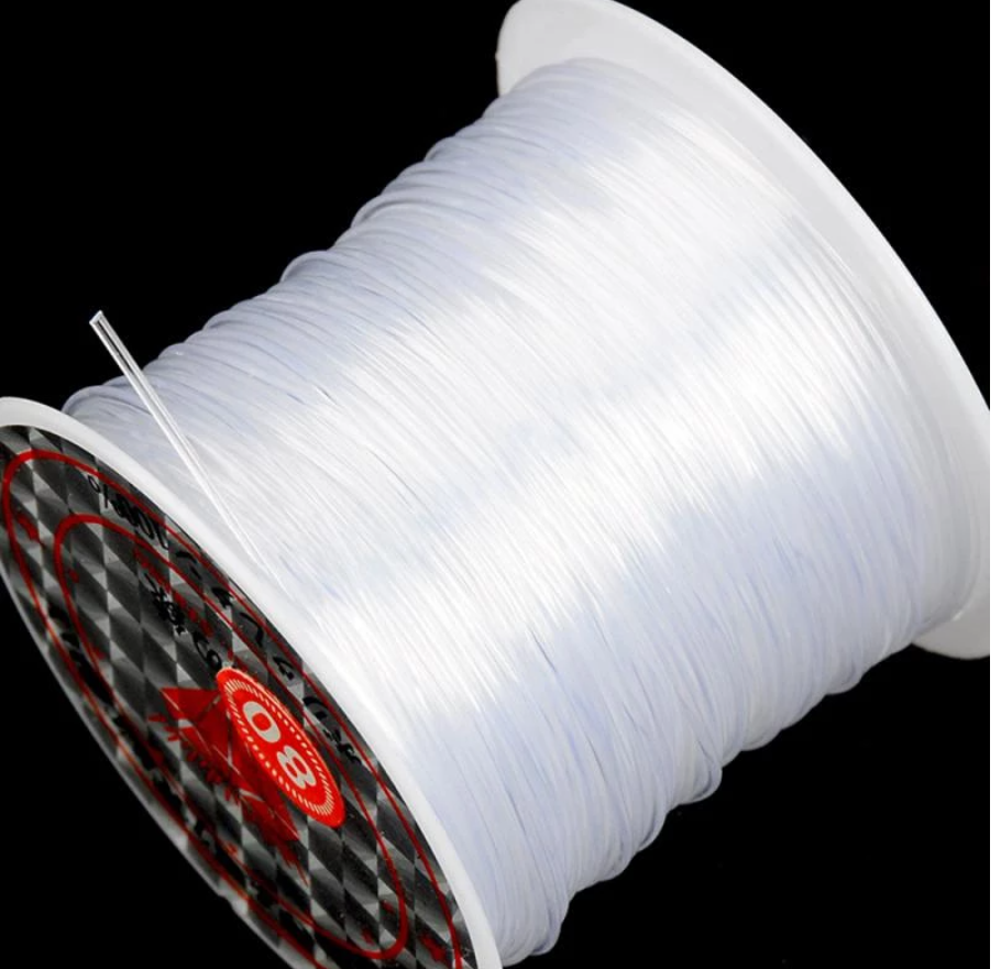 Fishing line 82 feet, Transparent Non-Stretch Crystal Line Tied