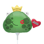 14" Airfill Only Self Sealing Besame Frog Balloon (Spanish)