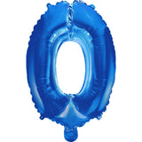 14"  Number Royal Blue Foil - Single Pack-Choose Number Balloon Exchange