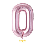 40" (inch) Rose Gold Number from 0 to 9, Foil Balloon