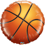 36" Pro Basketball Mylar Balloon (Flat)