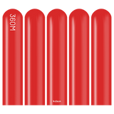 Kalisan Nozzle Up Standard Red - 360 Modelling 3"/60", 50 Pieces