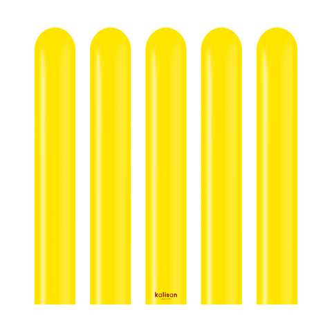 Kalisan Nozzle Up Standard Yellow - 360 Modelling 3"/60", 50 Pieces