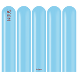 Kalisan Nozzle Up Standard Baby Blue - 360 Modelling 3"/60", 50 Pieces