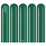 Kalisan Nozzle Up Standard Dark Green - 360 Modelling 3"/60", 50 Pieces