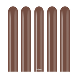 Kalisan Nozzle Up Standard Chocolate Brown - 360 Modelling 3"/60", 50 Pieces Kalisan