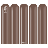 Kalisan Nozzle Up Standard Chocolate Brown - 360 Modelling 3"/60", 50 Pieces