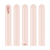 Kalisan Nozzle Up Standard Pink Blush - 260 Modelling 2"/60", 50 Pieces