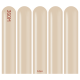 Kalisan Nozzle Up Standard Hazelnut - 360 Modelling 3"/60", 50 Pieces