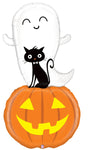 60" Packaged Special Delivery Ghost Foil Balloon