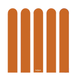 Kalisan Nozzle Up Retro Rust Orange- 260 Modelling 2"/60", 50 Pieces Kalisan