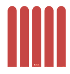 Kalisan Nozzle Up Standard Deep Red - 260 Modelling 2"/60", 50 Pieces