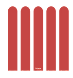 Kalisan Nozzle Up Standard Deep Red - 260 Modelling 2"/60", 50 Pieces