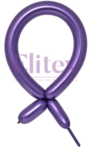 Elitex 260 Superglow Purple Modelling Balloon 50/pk