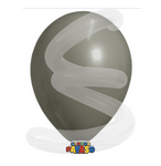 Globos Payaso 270 Twisting Balloon Decorator Gray 100ct