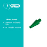 Green Nozzle for 4 Bonus inflators, 1 count