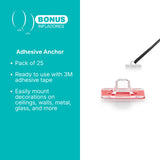 Adhesive Anchor, 25 counts
