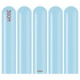 Kalisan Nozzle Up Macaron Blue - 360 Modelling 3"/60", 50 Pieces