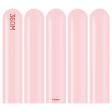 Kalisan Nozzle Up Macaron Pink - 360 Modelling 3"/60", 50 Pieces