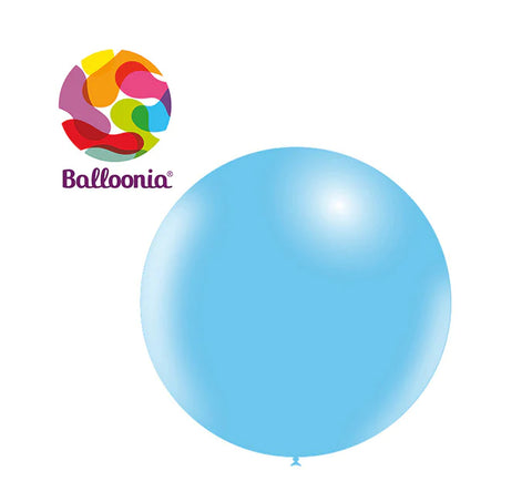 Balloonia 2FT Balloon Pastel Latex Sky Blue 5CT