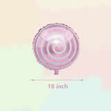 Round Candy Swirl 18" (Choose your color)