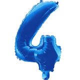 14"  Number Royal Blue Foil - Single Pack-Choose Number Balloon Exchange