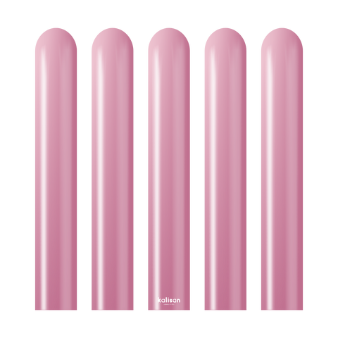 Kalisan Nozzle Up Mirror Pink - 260 Modelling 2"/60", 50 Pieces