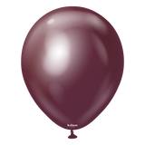 Kalisan Latex Mirror Burgundy- 24", 2 Pieces