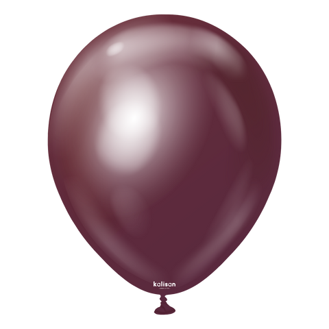 Kalisan Latex Mirror Burgundy- 24", 2 Pieces