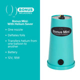 Bonus Mini Inflator with Helium Saver