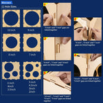 11 Holes Collapsible Wood Balloon Sizer (2" to 10")