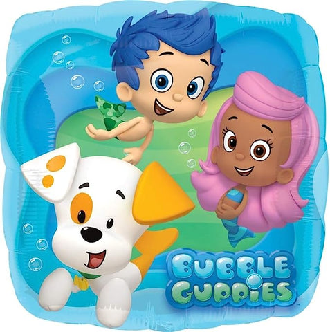 Hexl Bubble Guppies Foil Balloon Anagram Blue Officially Licensed