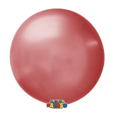 Globos Payaso 24in Balloon Deco Translucid Cherry Red 3ct