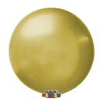 Globos Payaso 24in Balloon Metallic Gold 3ct