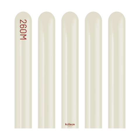 Kalisan Nozzle Up Aura Ivory White - 260 Modelling 2"/60", 50 Pieces