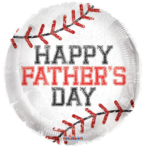 18″ Happy Father’s Day Baseball Balloon