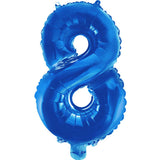14"  Number Royal Blue Foil - Single Pack-Choose Number Balloon Exchange