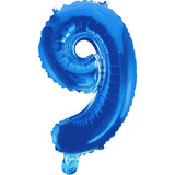 14"  Number Royal Blue Foil - Single Pack-Choose Number Balloon Exchange