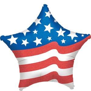 19" PATRIOTIC STAR SHAPE-Anagram