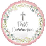 18" MY FIRST COMMUNION PINK