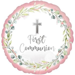 18" MY FIRST COMMUNION PINK