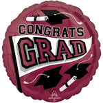 18" Congrats Grad, Berry