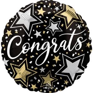 18" CONGRATS STARS