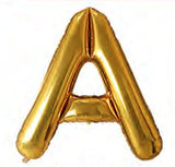 40in Foil Letter Balloons Gold, from A to Z Single Pack