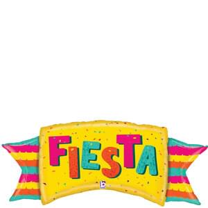 39" FIESTA BANNER SHAPE-Betallic