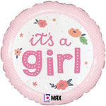 18" IT'S A GIRL ONESIE MAX FLOAT