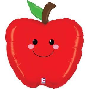 26" Grocery Store Produce Pal Apple Balloon-Betallic