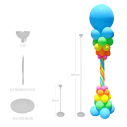 Balloon Column with Extension Rod, Borosino, B419B HIFLOAT