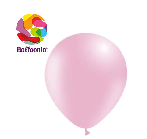 Balloonia 5" Balloon Pastel Latex Baby Pink 100CT